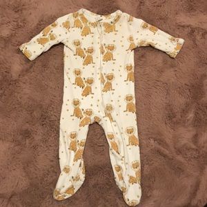 Kate Quinn Lion and Stars Zippered Footie